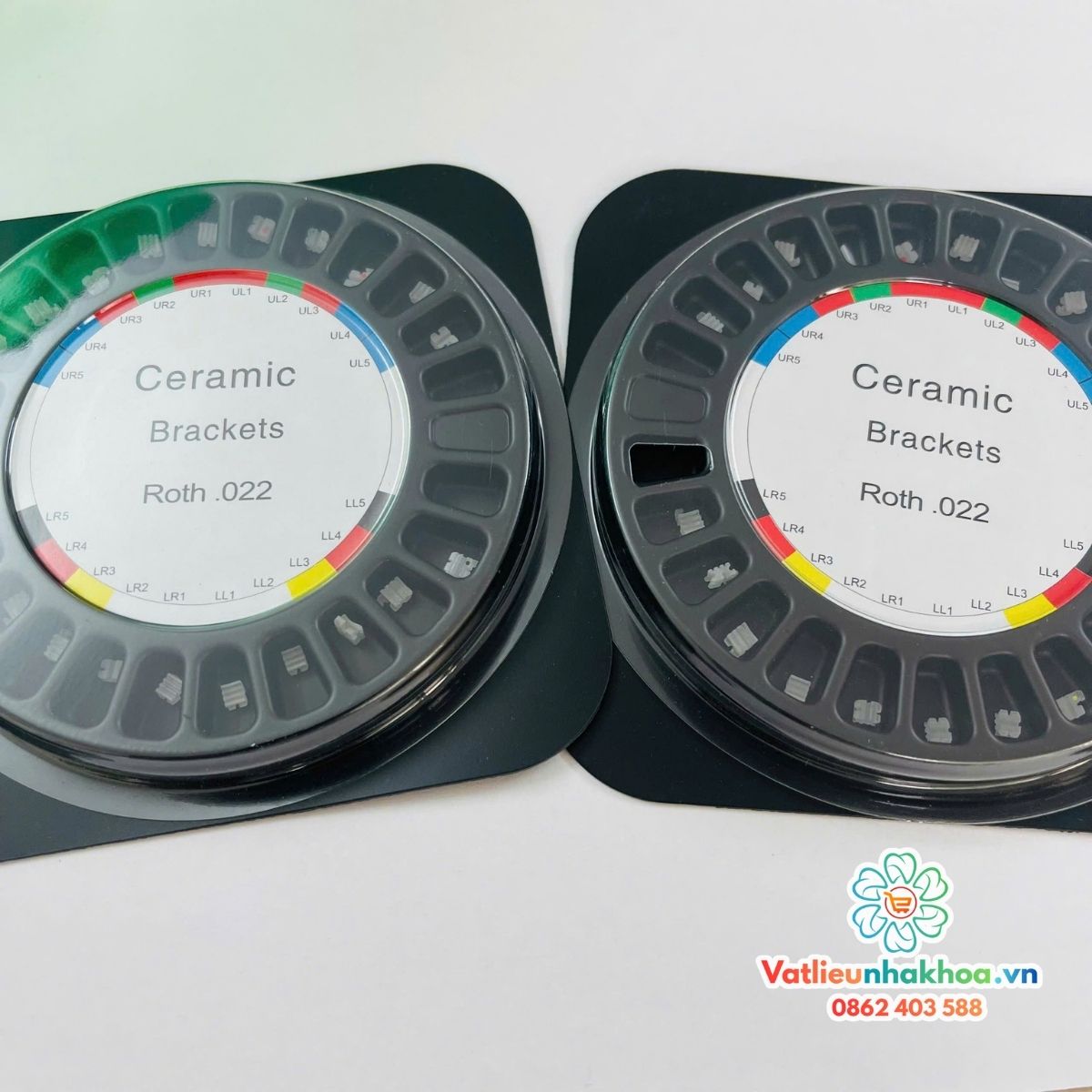 Mắc cài sứ Ceramic (MUA 5 TẶNG 1)