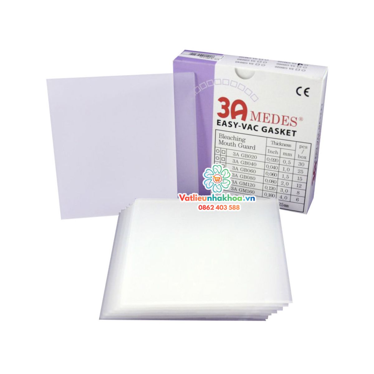 Miếng ép máng tẩy 3A Medes Hàn Quốc