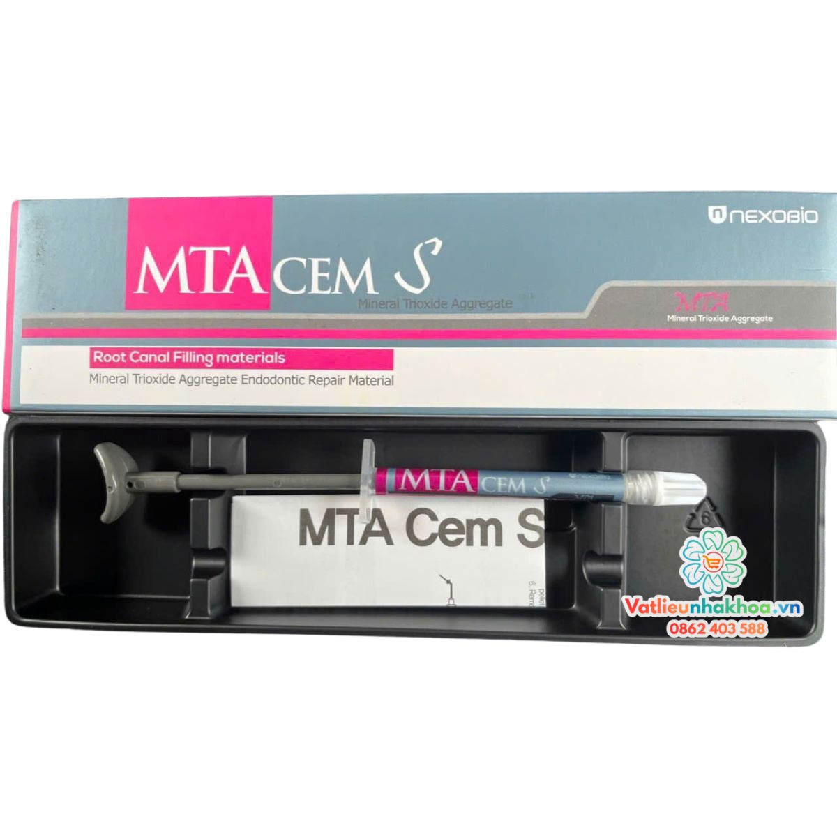 MTA nội nha trám bít ống tuỷ MTA CEMS Nexobio Hàn Quốc