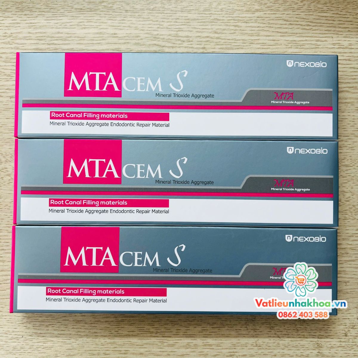 MTA nội nha trám bít ống tuỷ MTA CEMS Nexobio Hàn Quốc