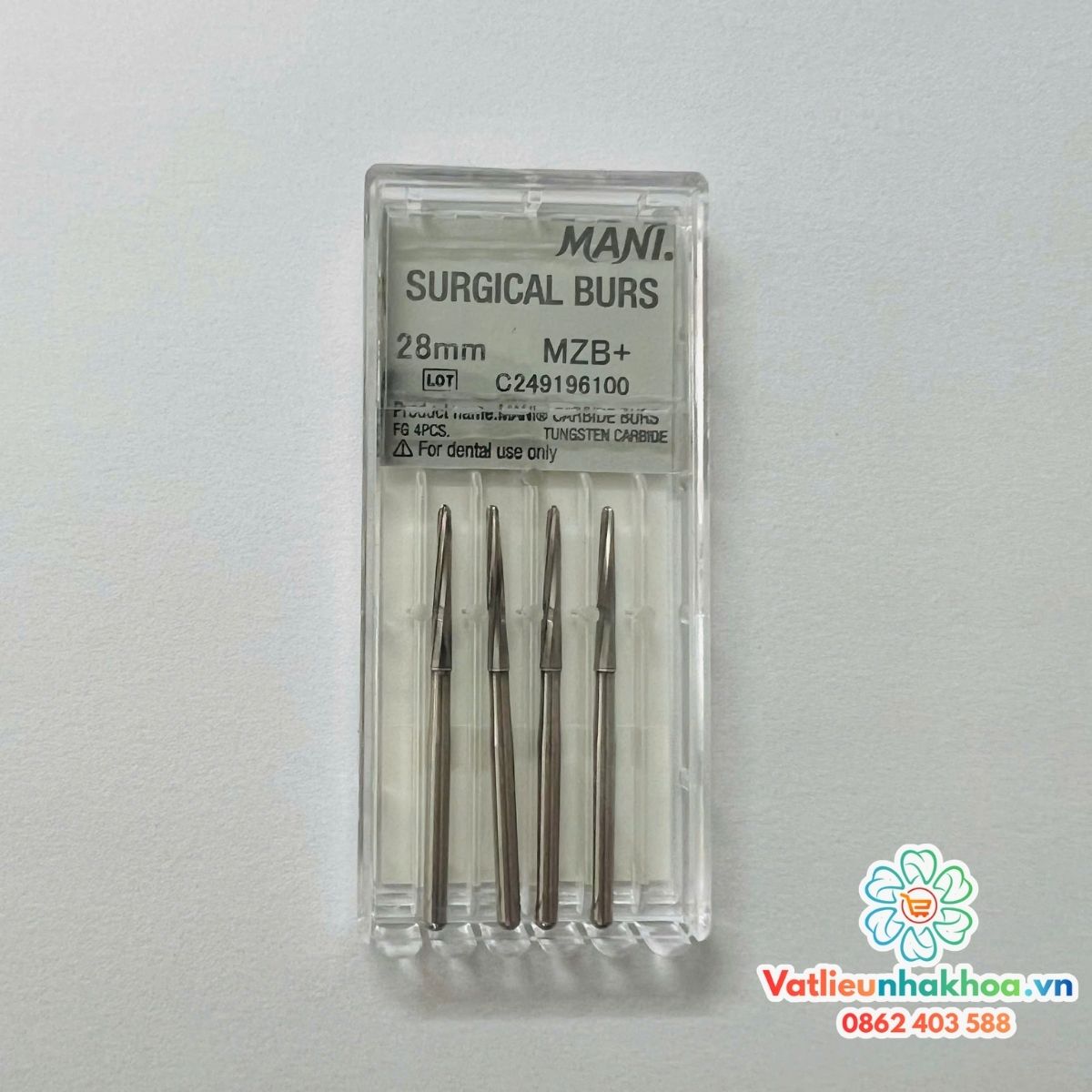 Mũi phẫu thuật Mani Surgical Burs MZB+