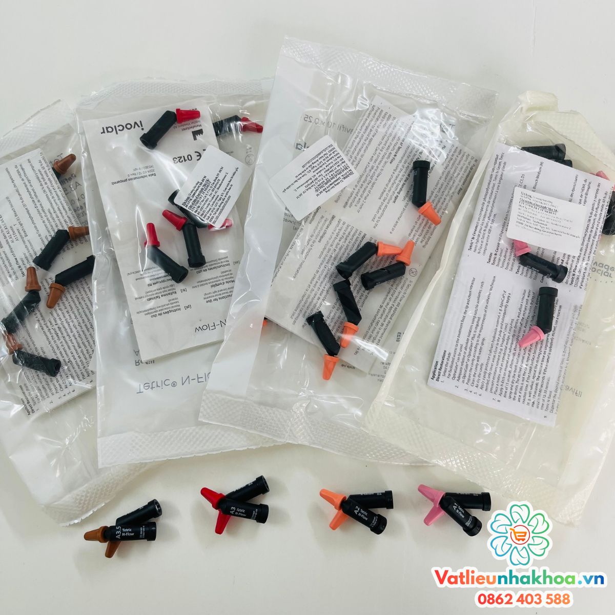 Nhộng composite dạng Lỏng/Đặc trám răng Tetric N-Flow/ Tetric N-Cream