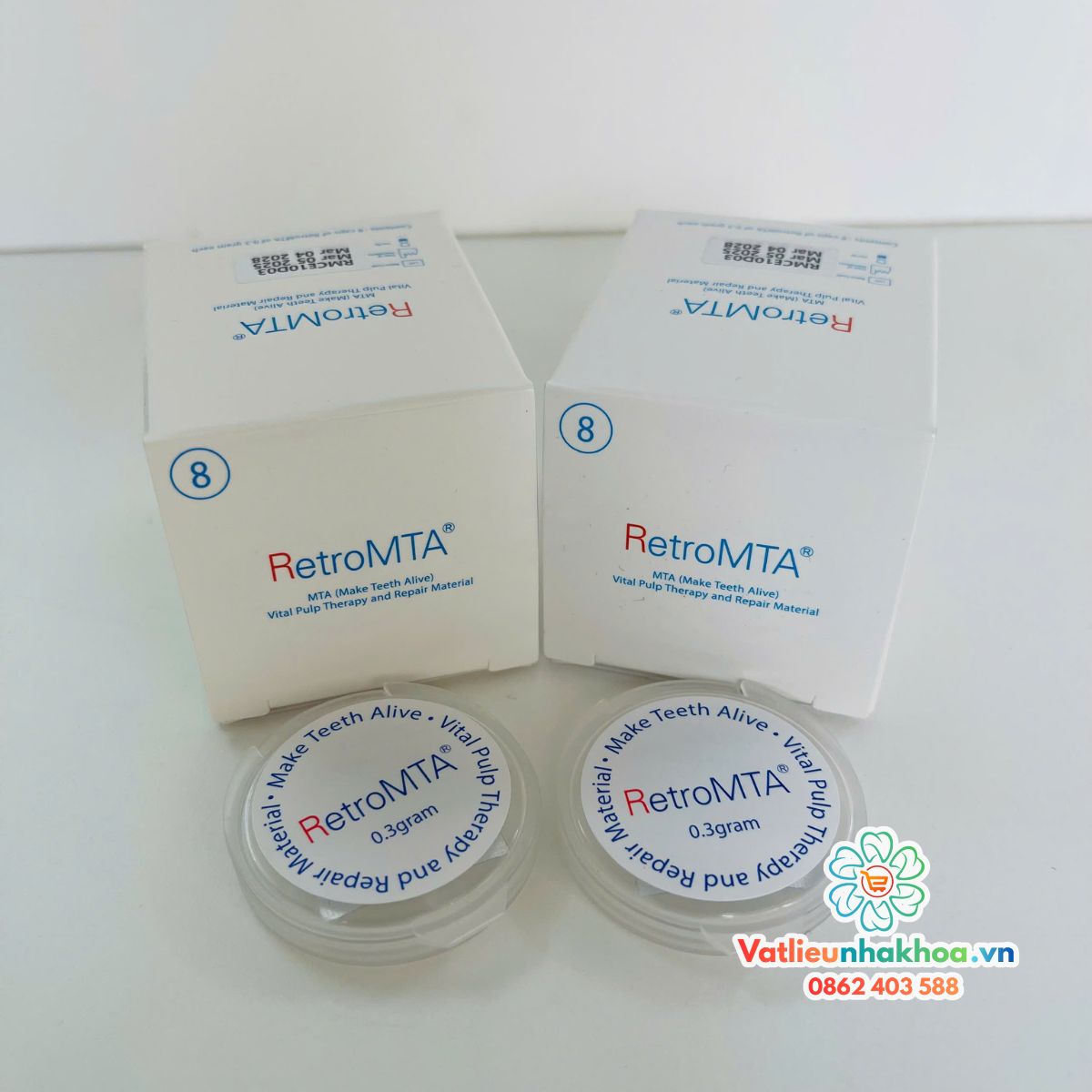 Retro MTA 0,3g Vật Liệu Bảo Tồn Tủy - Tép lẻ