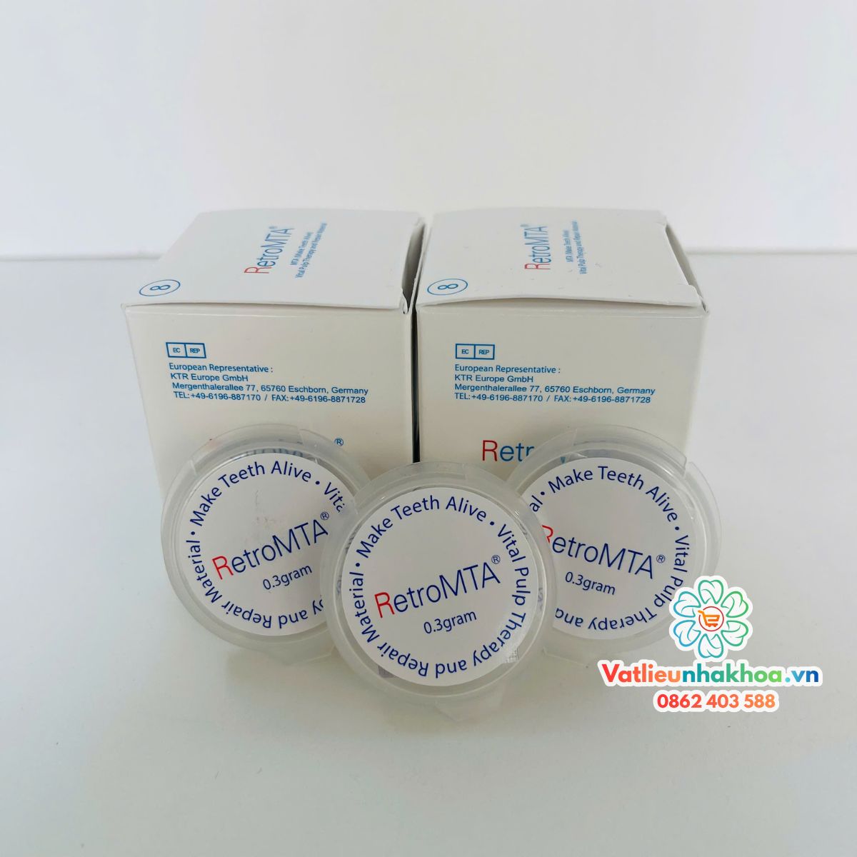 Retro MTA 0,3g Vật Liệu Bảo Tồn Tủy - Tép lẻ