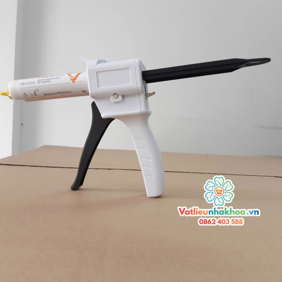 Súng Bơm Silicon Đôi 1:1/10:1 - Dùng trong Nha Khoa