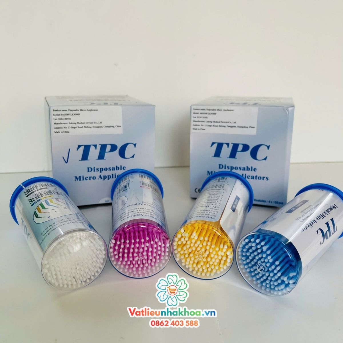 Cọ tăm bông TPC (Tăm bond) (100 chiếc/ống)