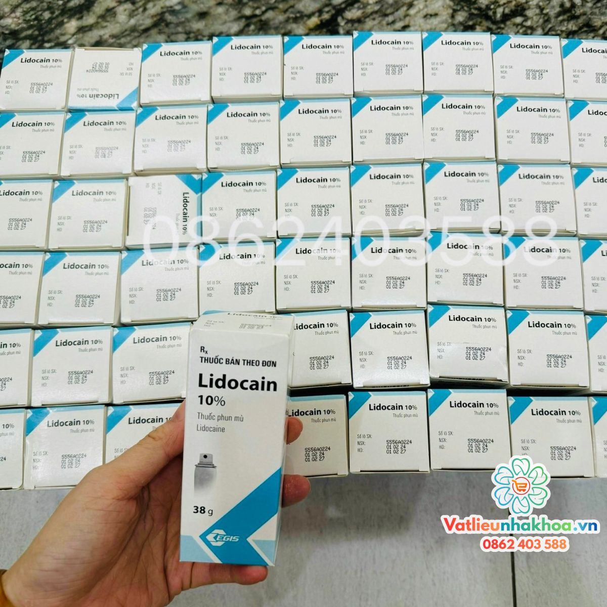  Tê xịt Hungary Lidocain 10% gây tê tại chỗ