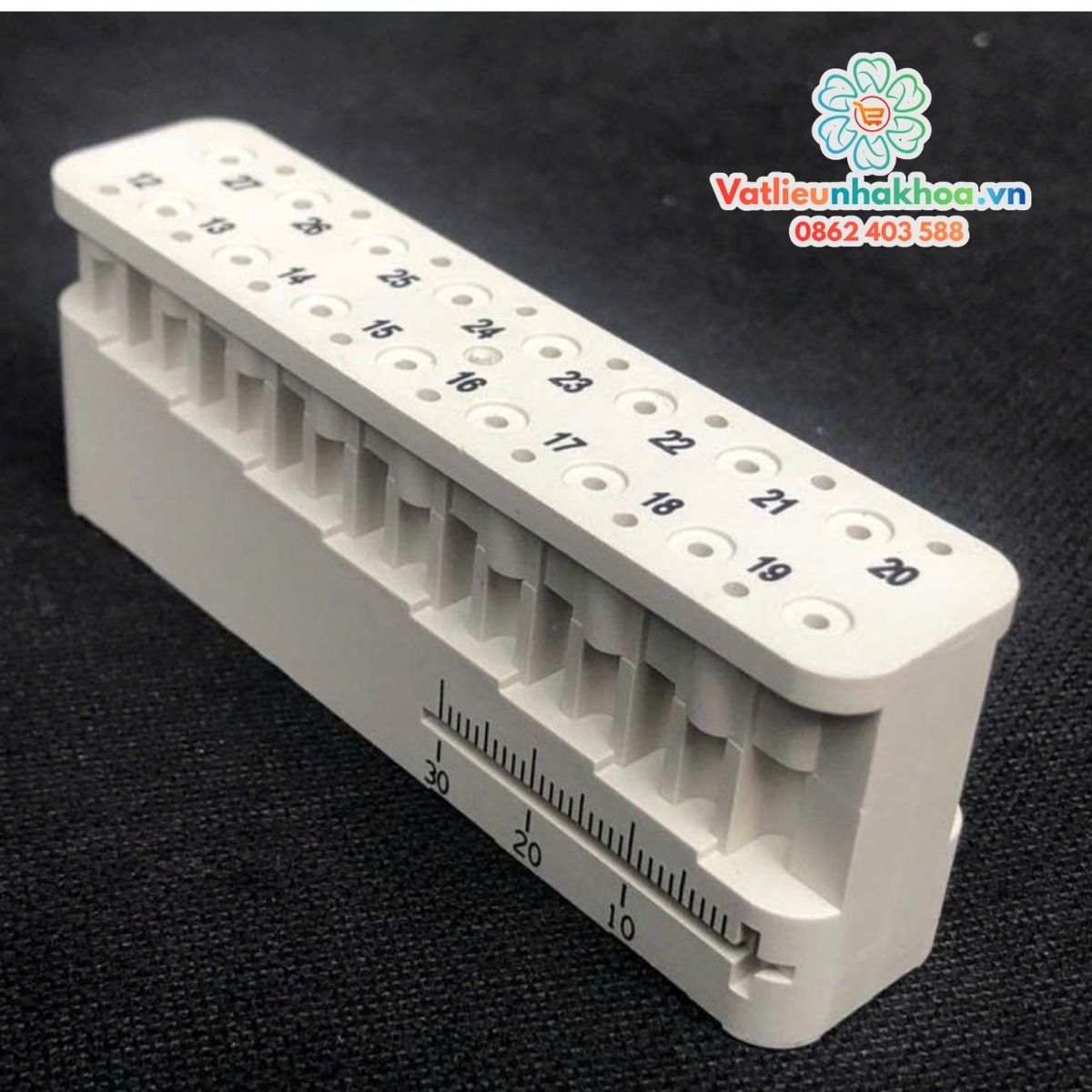 Thước đo nội nha TQ ( màu trắng)