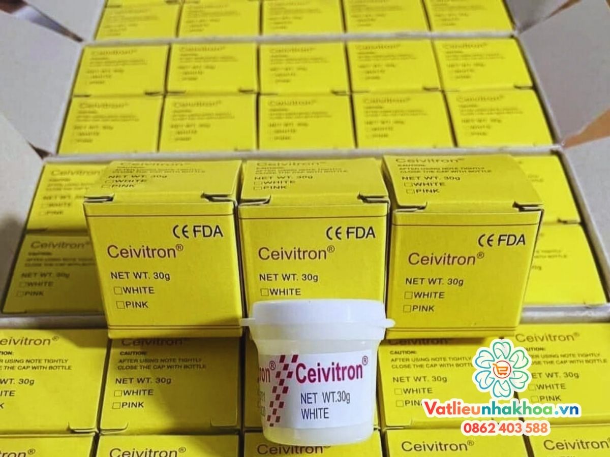 Vật liệu trám tạm - hàn tạm Ceivitron (Hộp 30g)