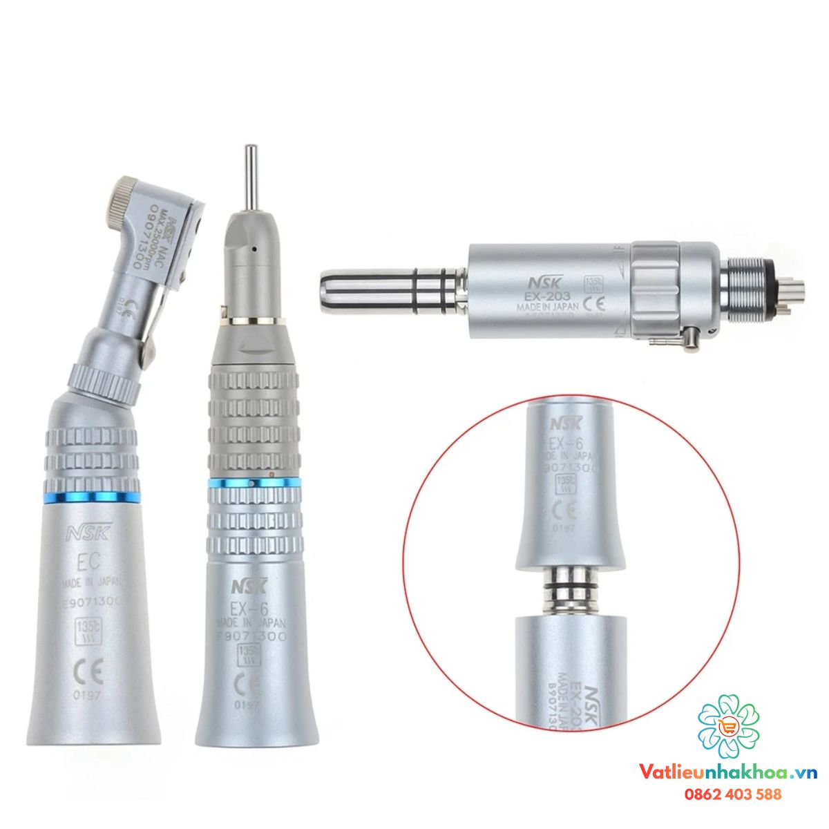 Bộ tay khoan chậm 3 khúc NSK (EX-203)