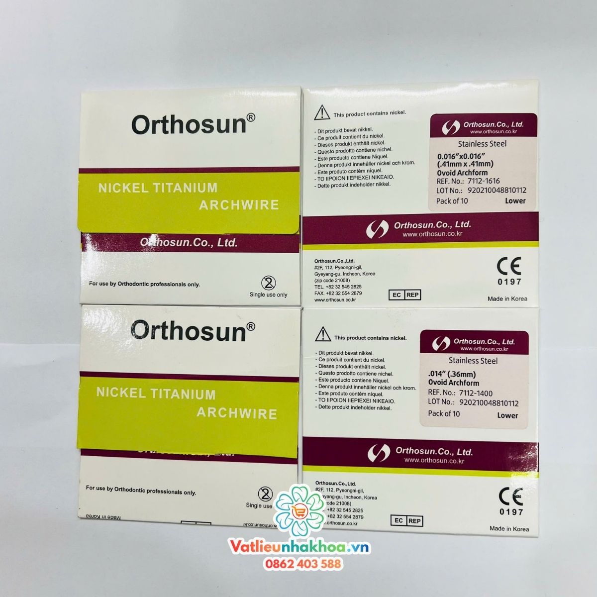 Dây cung SS OrthoSun