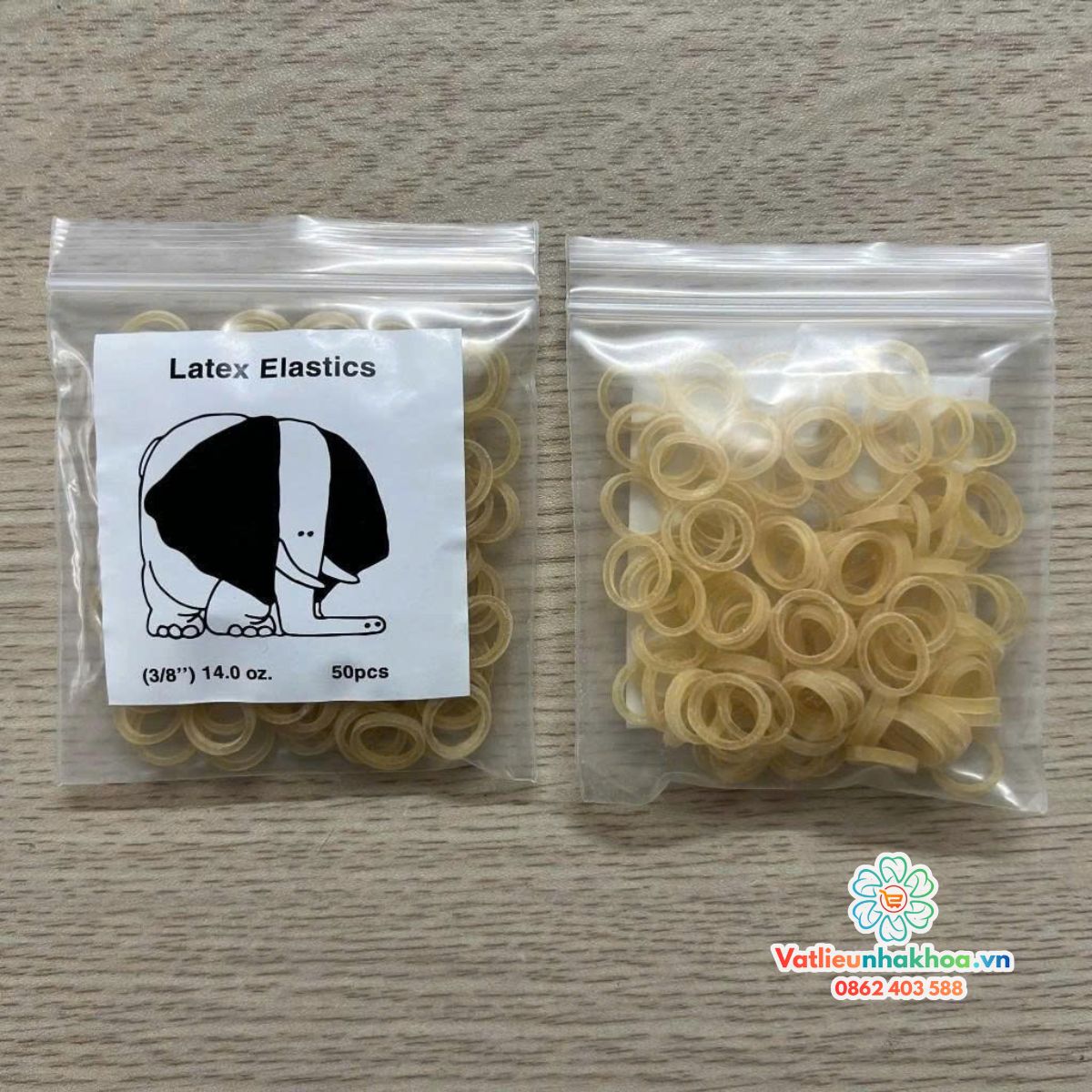 Chun kéo con voi Facemark TQ - Gói 50 chiếc