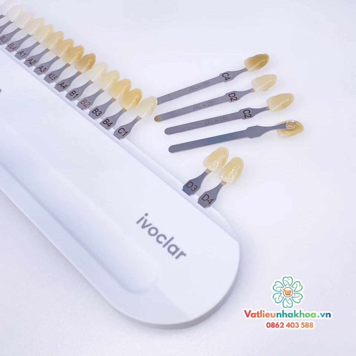 Bảng so màu Shade Guide A-D Ivoclar Vivadent