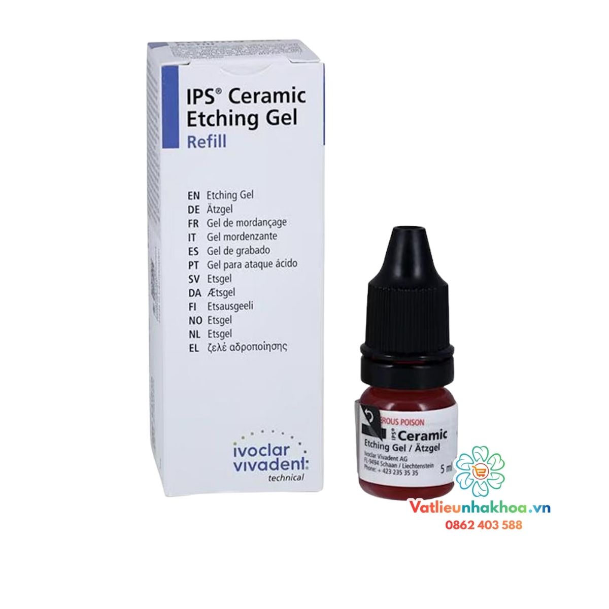 Etching sứ IPS Ceramic Vivadent