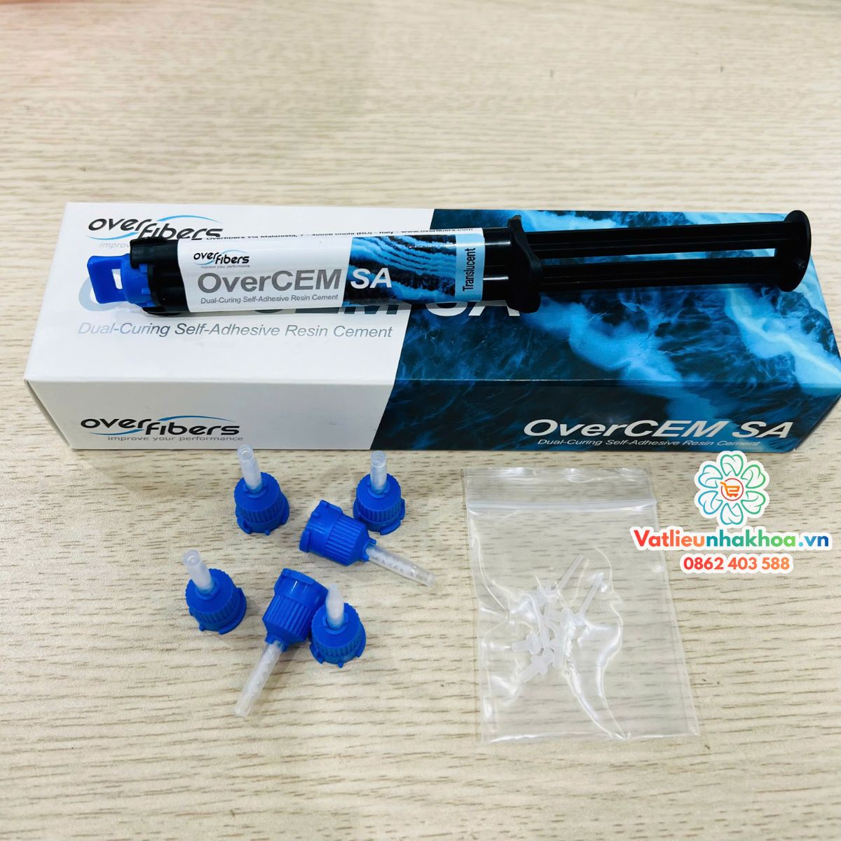 OverCEM SA - Chất gắn Lưỡng Trùng Hợp Từ Ý (Ống 9,5g)