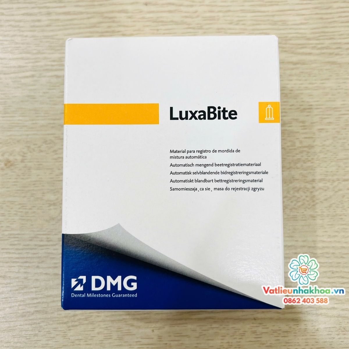 Cao su cố định lấy dấu trong implant LuxaBite DMG