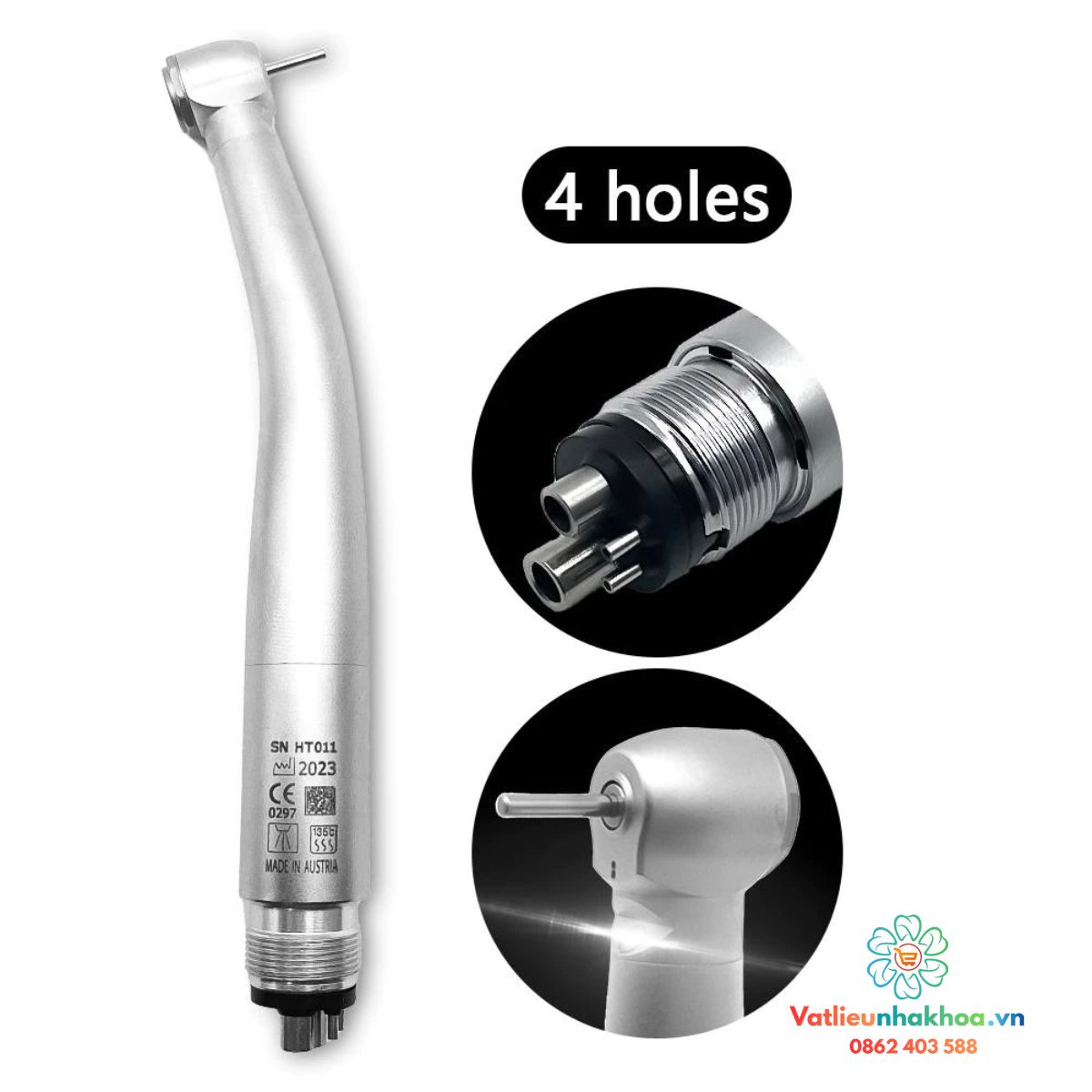 Bộ tay khoan nhanh W&H 1 đèn - 1 tia nước