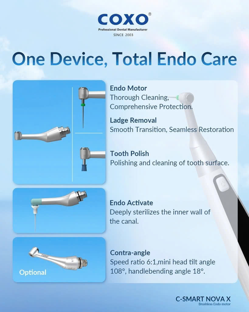 Máy nội nha tích hợp đvc C-SMART NOVA X