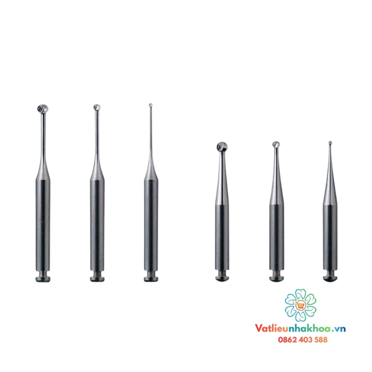 Mũi nạo ngà tay chậm MI Stainless Burs Mani