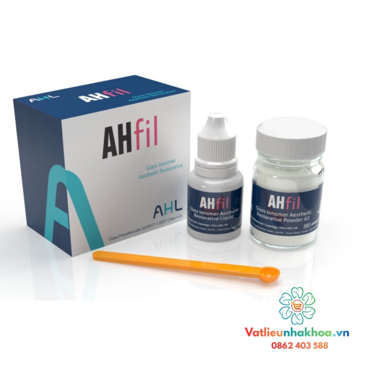 Cement trám Glass Ionomer AHfil+