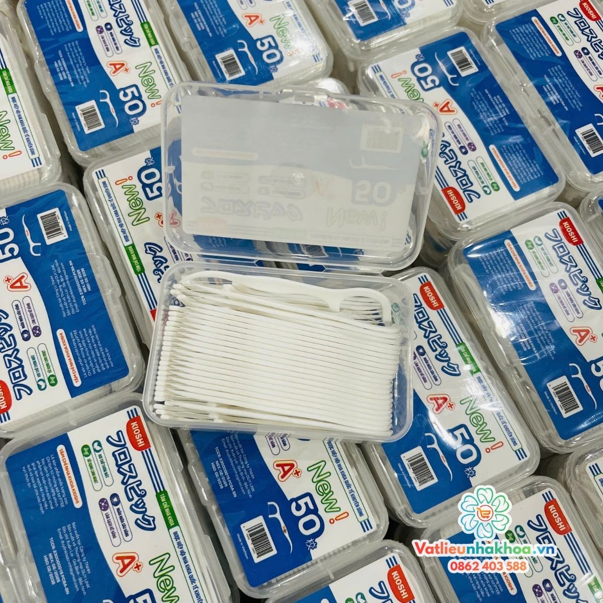 Tăm chỉ Kioshi Nhật Bản - Hộp 50 chiếc