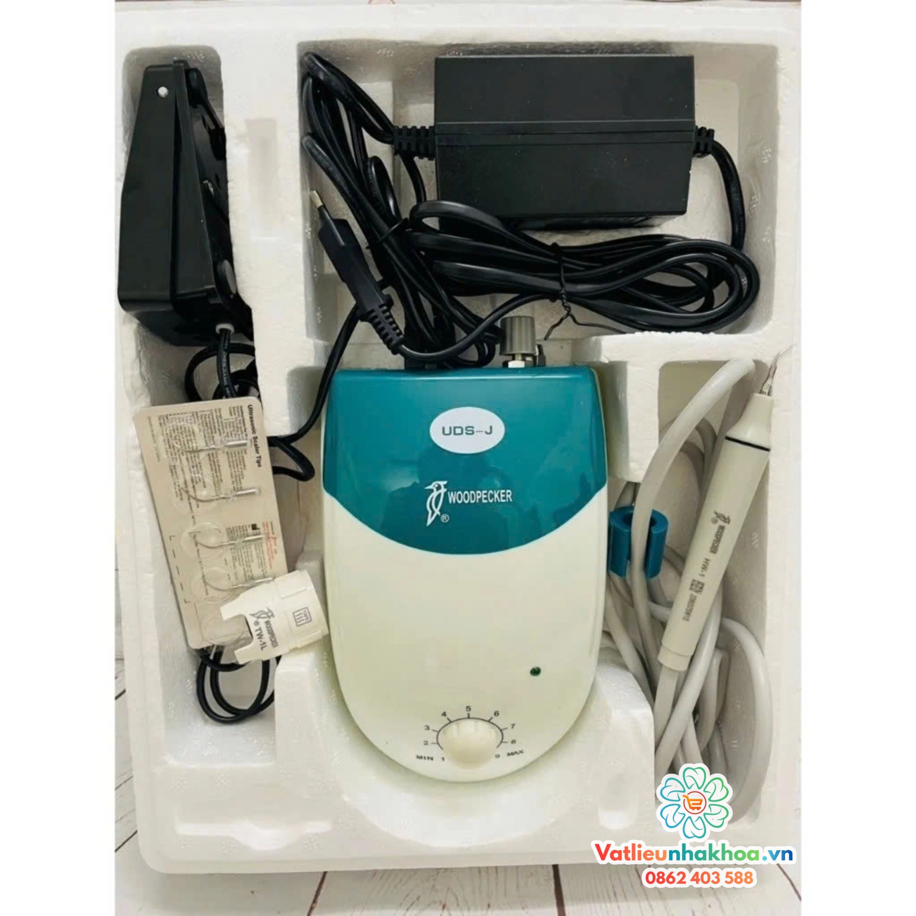 Máy Lấy Cao Răng Siêu Âm Woodpecker UDS-J - Máy cạo vôi