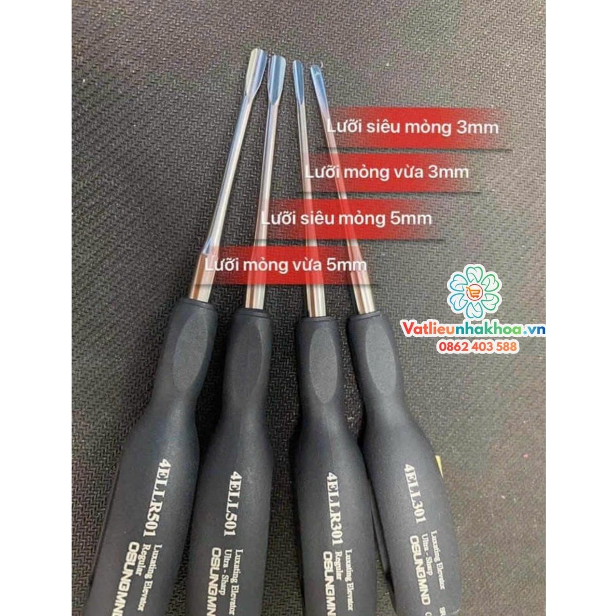 Bẩy răng Osung (Bẩy Osung thẳng 3mm, 5mm)