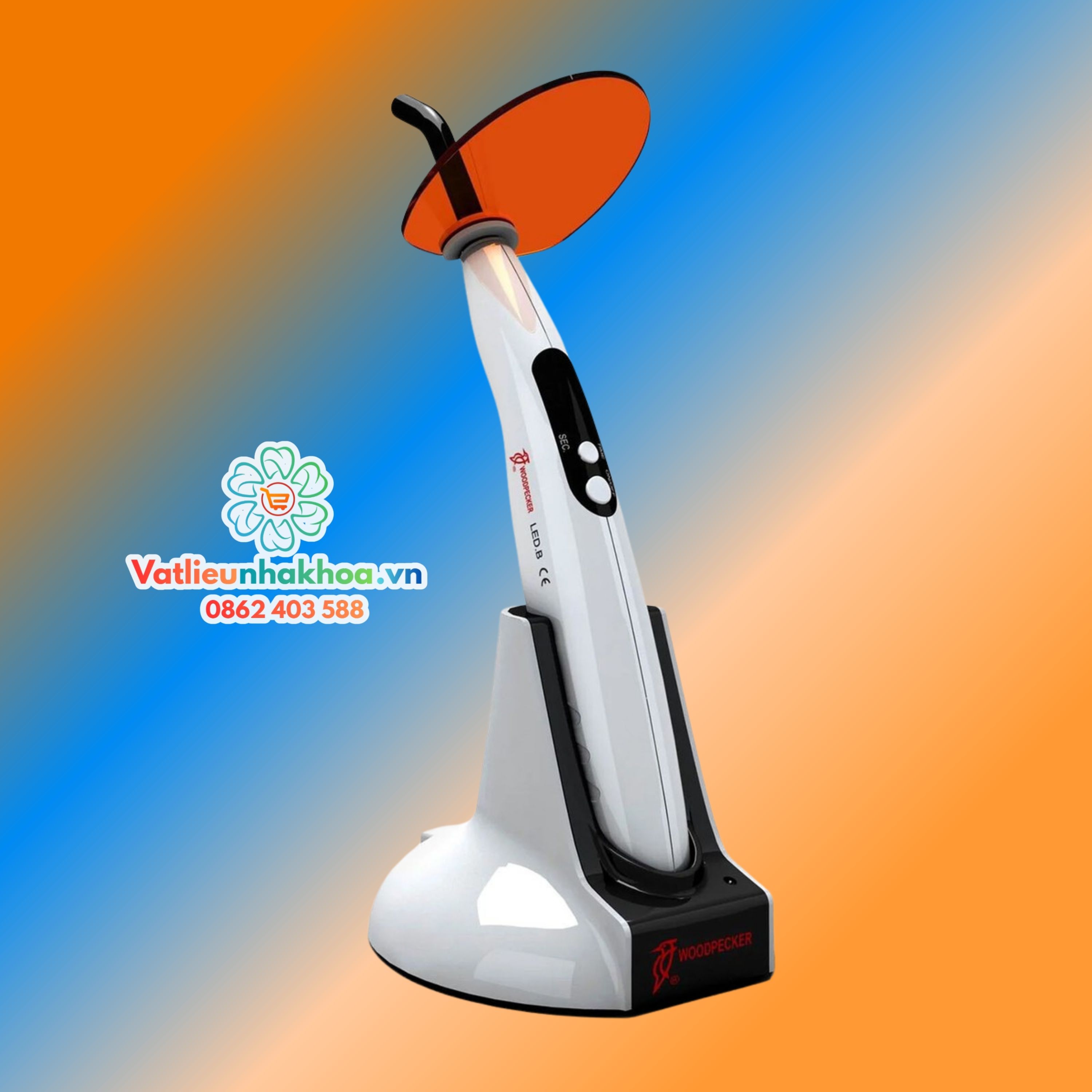 Đèn trám quang trùng hợp LED B Woodpecker (Bộ)