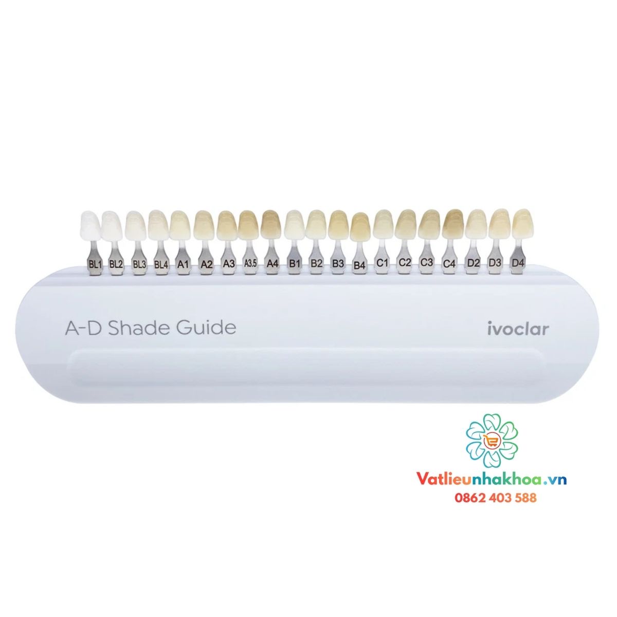 Bảng so màu Shade Guide A-D Ivoclar Vivadent
