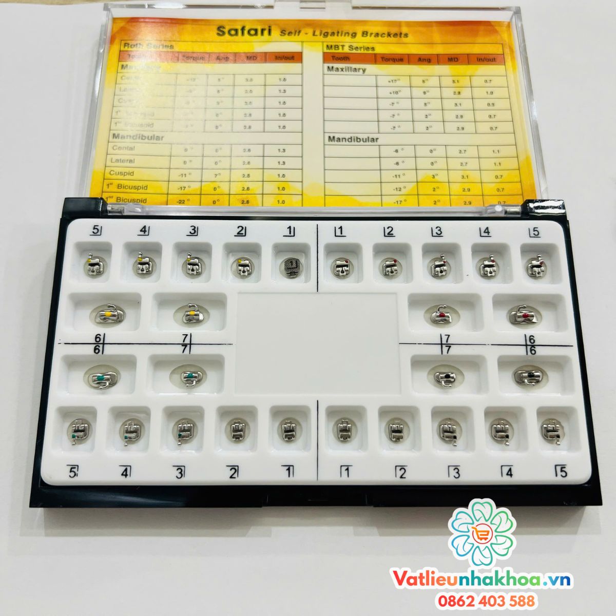 Mắc cài kim loại tự khoá Safari (Tự buộc)