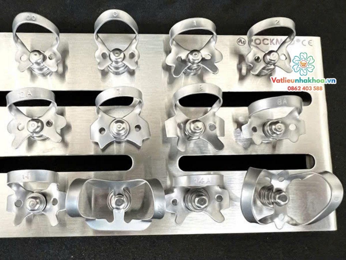 Bộ Dụng Cụ Đặt Đê Cao Su Rockmed Full 18 chi tiết