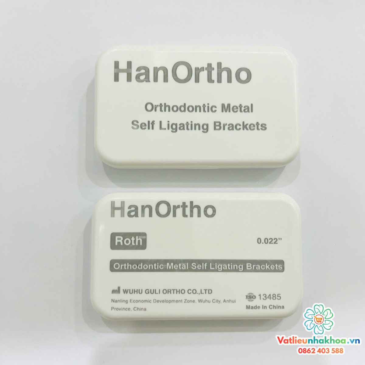 Mắc cài kim loại tự khóa HanOrtho (tự buộc) (MUA 10 TẶNG 1)