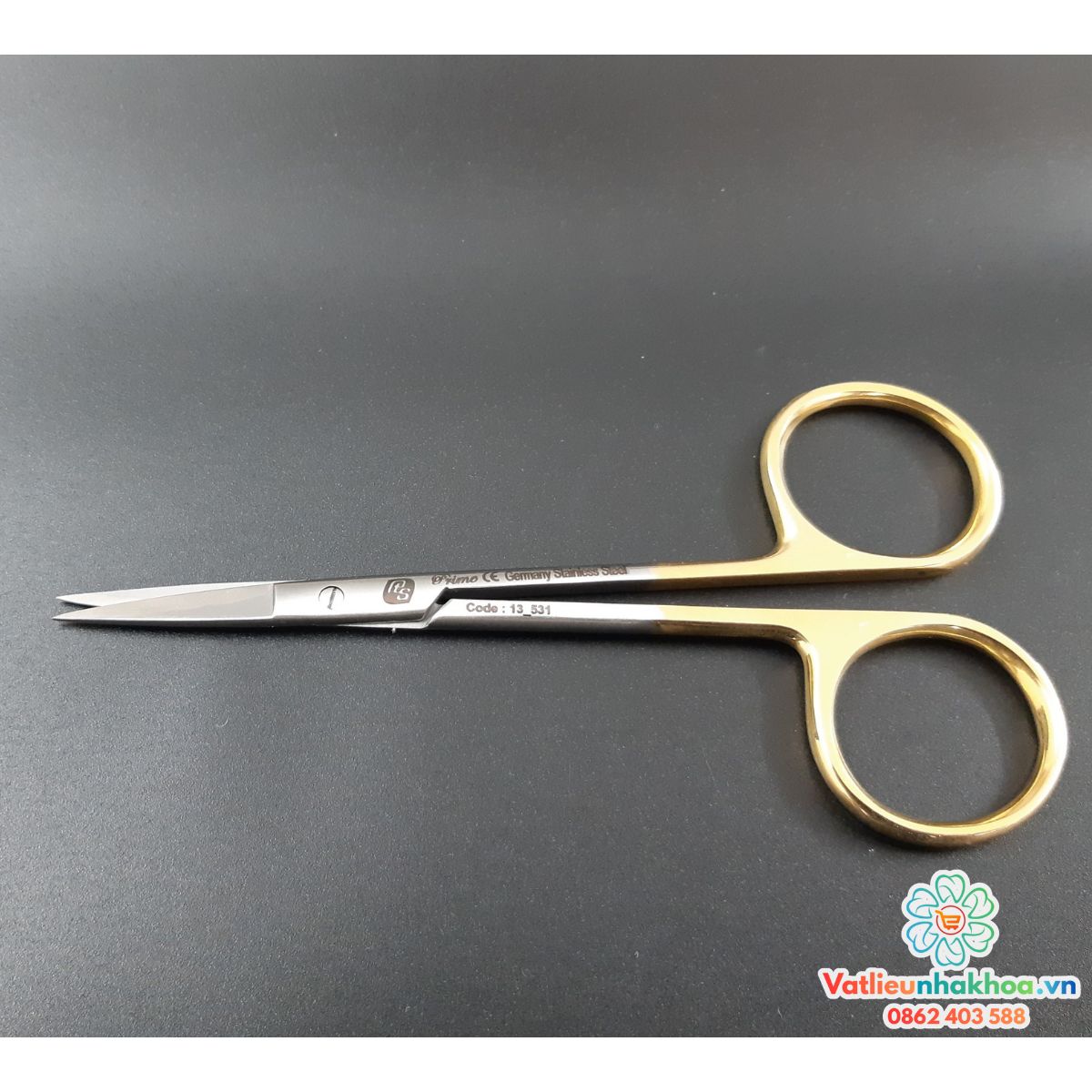 Kéo Cắt Chỉ Cán Vàng Prime