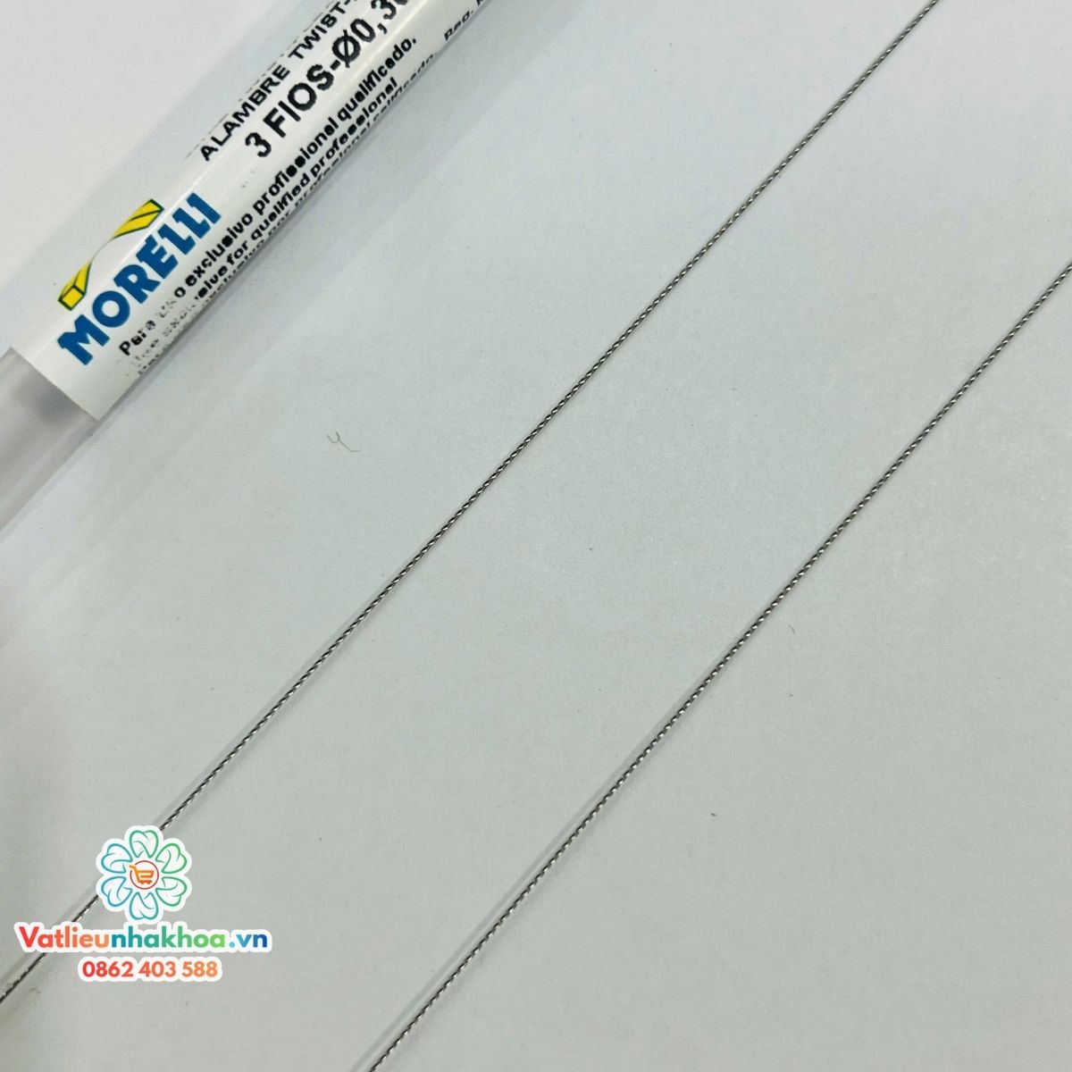 Dây duy trì sau chỉnh nha - Dây thẳng Morrelli