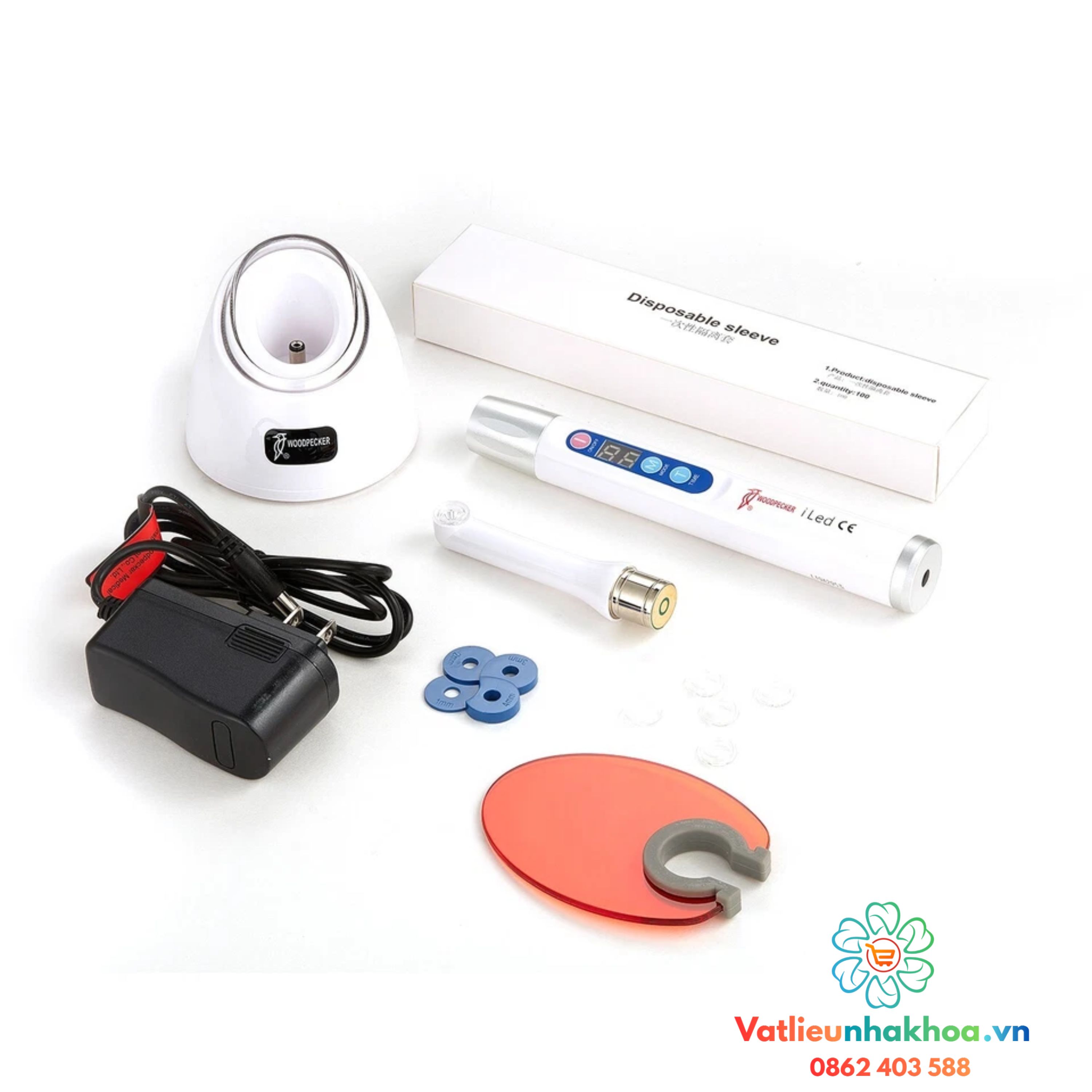 Đèn trám quang trùng hợp I.LED Woodpecker chính hãng (Cái)