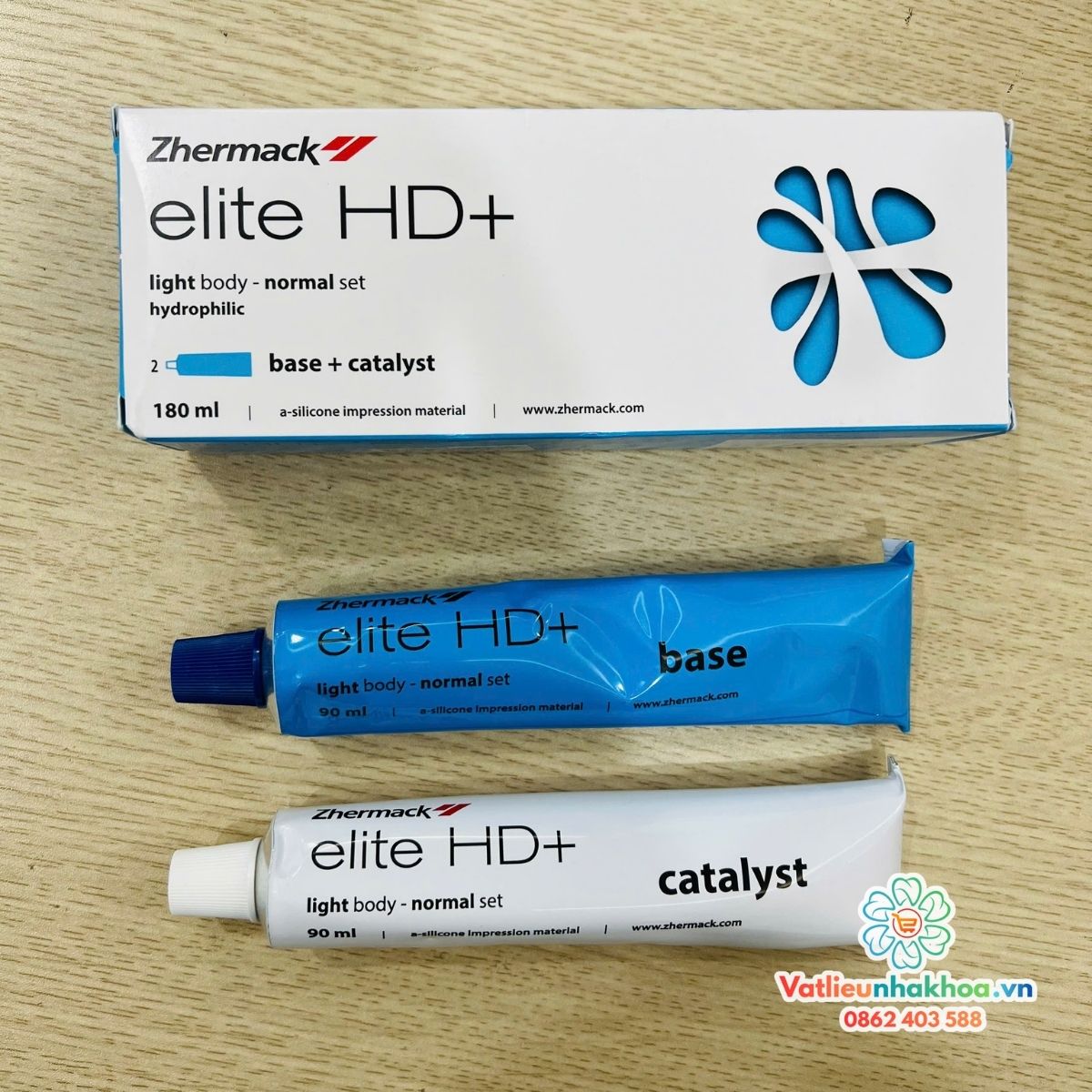 Chất lấy dấu Silicon lỏng trộn tay Elite HD+