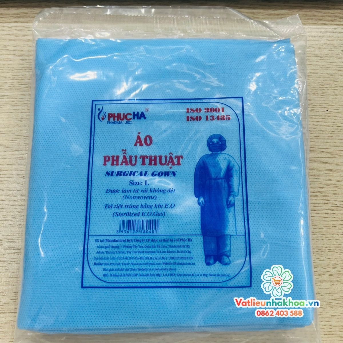 Áo phẫu thuật tiệt trùng dùng 1 lần