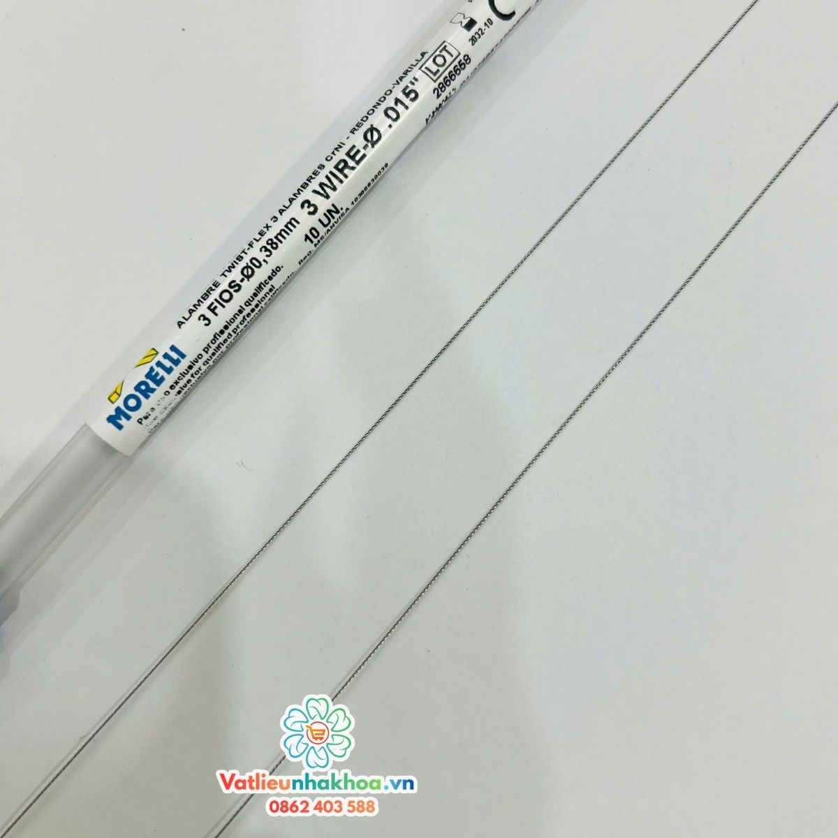 Dây duy trì sau chỉnh nha - Dây thẳng Morrelli