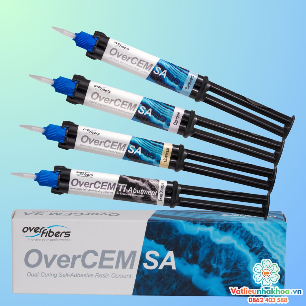 OverCEM SA - Chất gắn Lưỡng Trùng Hợp Từ Ý (Ống 9,5g)