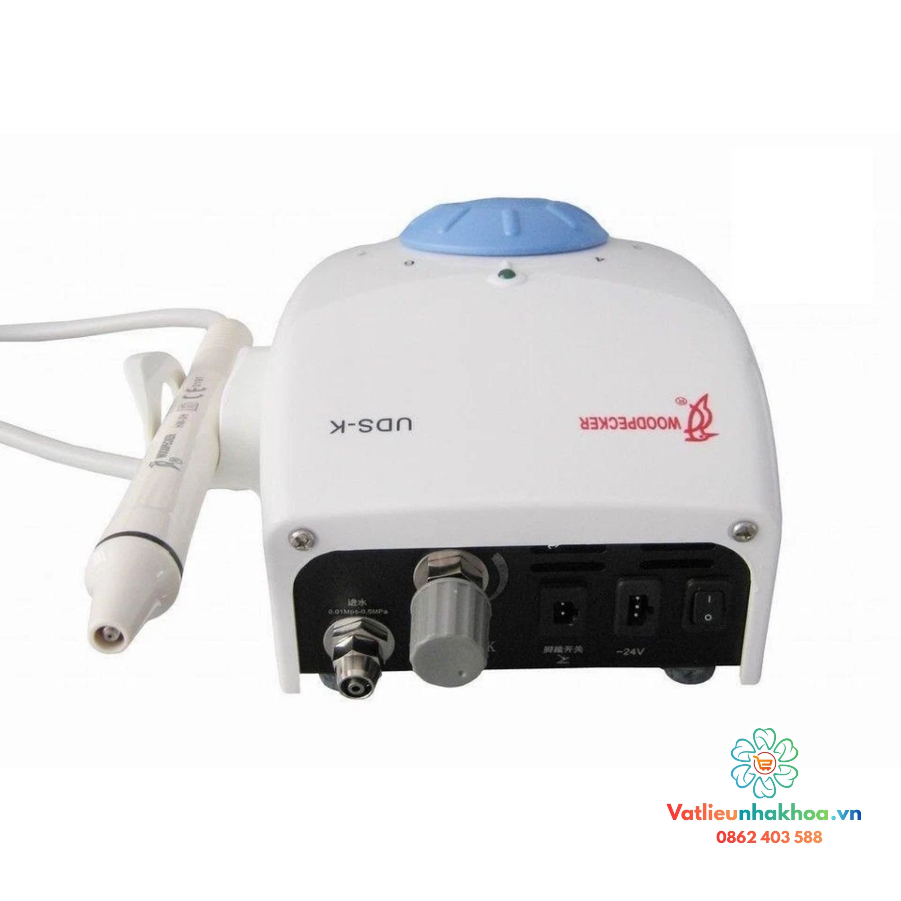 Máy lấy cao răng Woodpecker UDS-K-LED có đèn (máy cạo vôi)