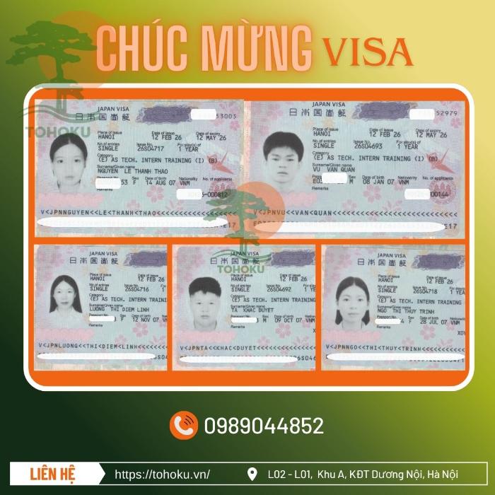 [26.02.2026 – VISA ANNOUNCEMENT] CONGRATULATIONS TO SIX TRAINEES OF TOHOKU SONGDA