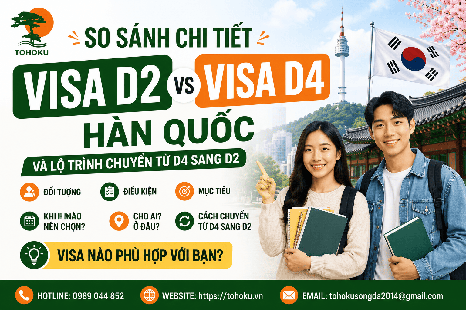VISA D2 VS VISA D4 IN SOTH KOREA - A COMPLETE COMPARISON