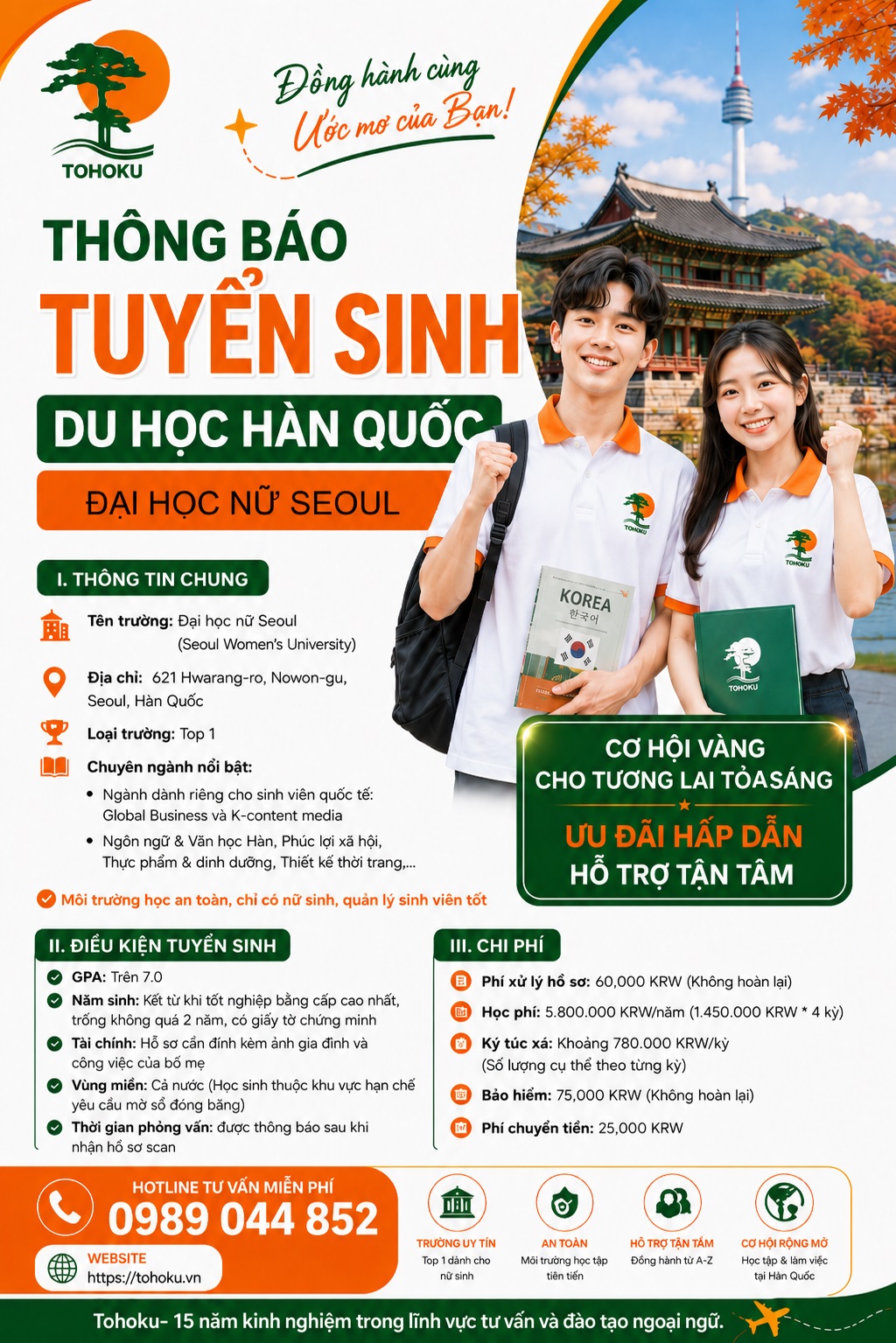 SEOUL WOMEN'S UNIVERSITY - INTAKE 2026