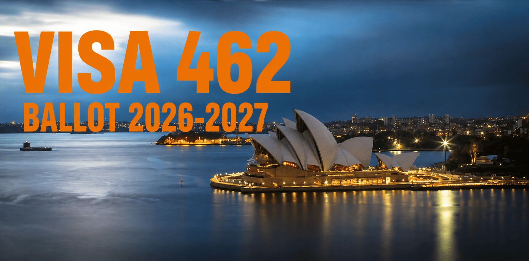 AUSTRALIA WORK AND HOLIDAY VISA (SUBCLASS 462) 2026–2027: IF YOU ARE SELECTED IN THE BALLOT, THE DOOR TO AUSTRALIA OPENS