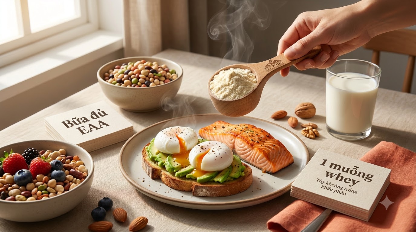 EAA hay whey: khi nào đáng dùng?