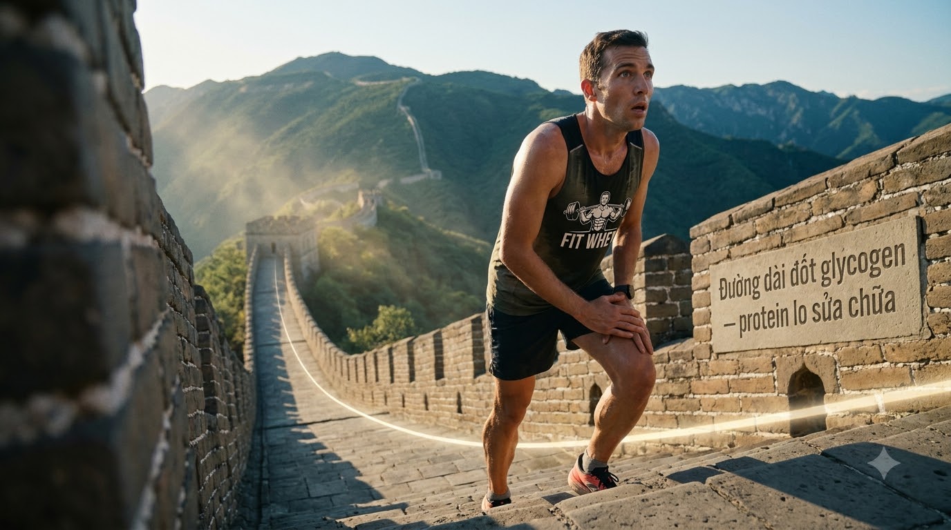 Người tập endurance cần bao nhiêu protein?