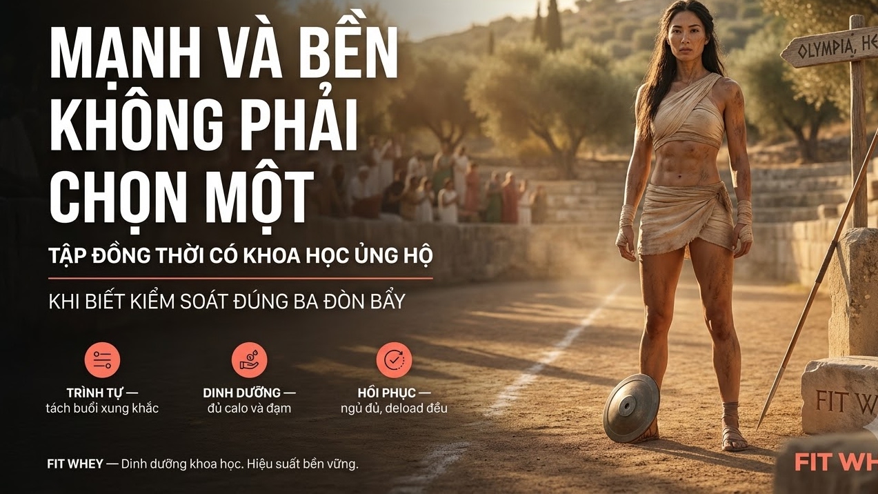 Vừa mạnh vừa bền cùng lúc: Khoa học nói gì về Hybrid Training?