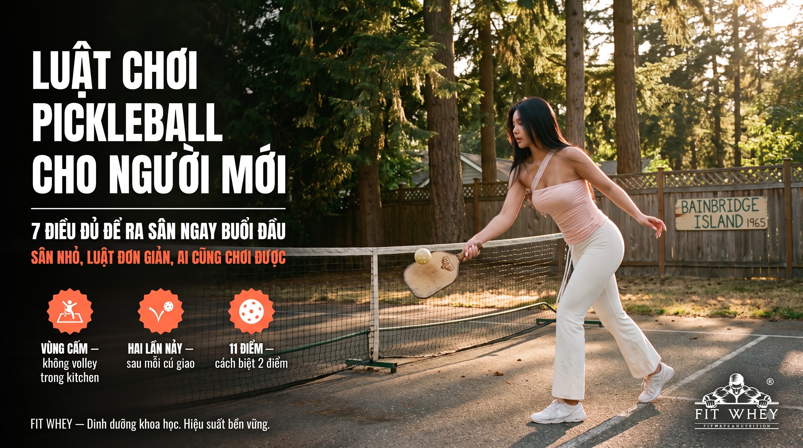 Luật chơi Pickleball cho người mới: 7 điều đủ để ra sân