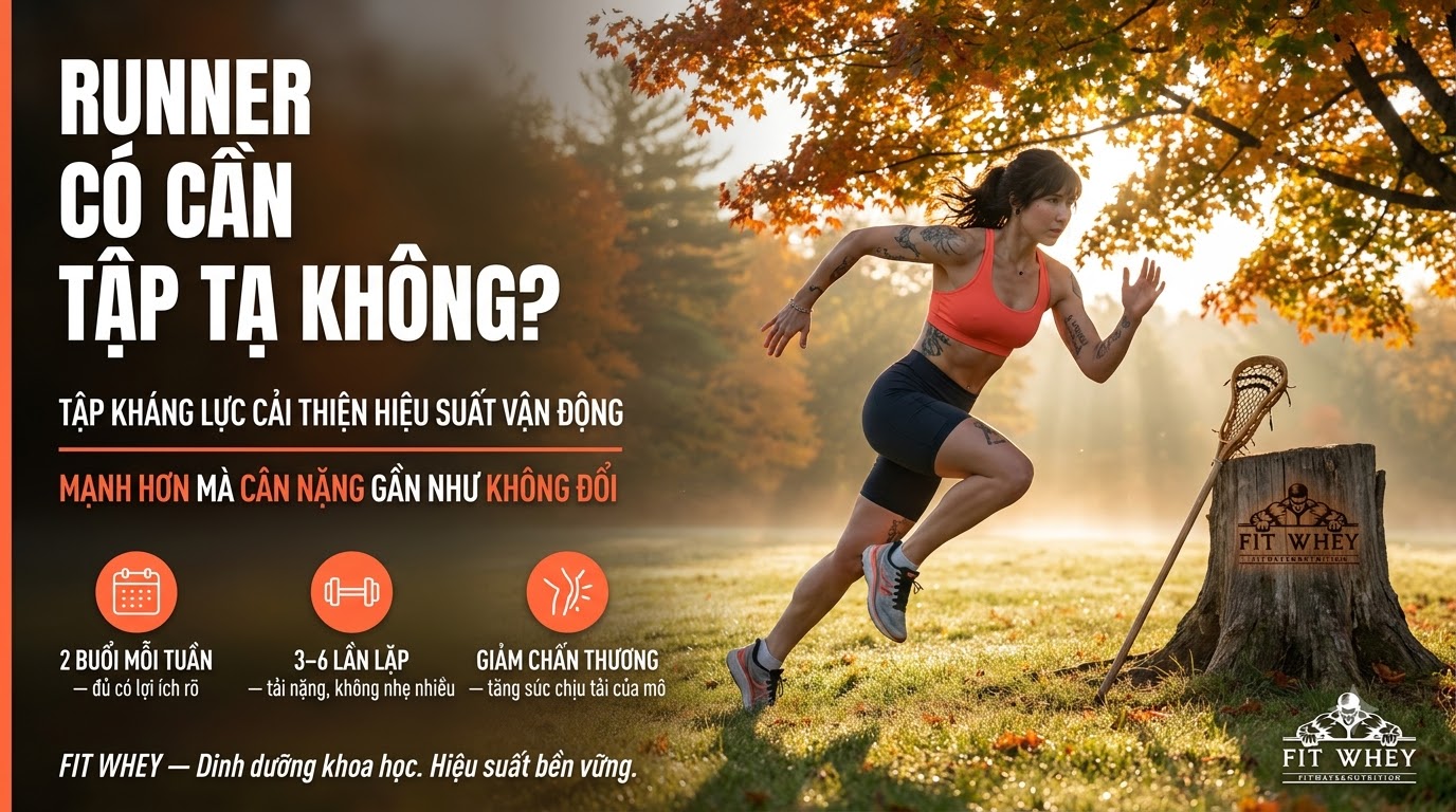 Runner có cần tập tạ không và tập thế nào cho đúng?