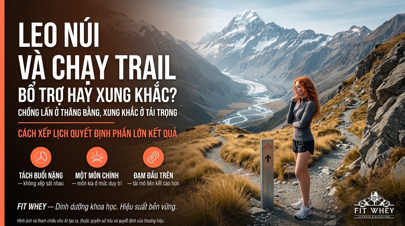 Leo núi và chạy trail: bổ trợ hay xung khắc?